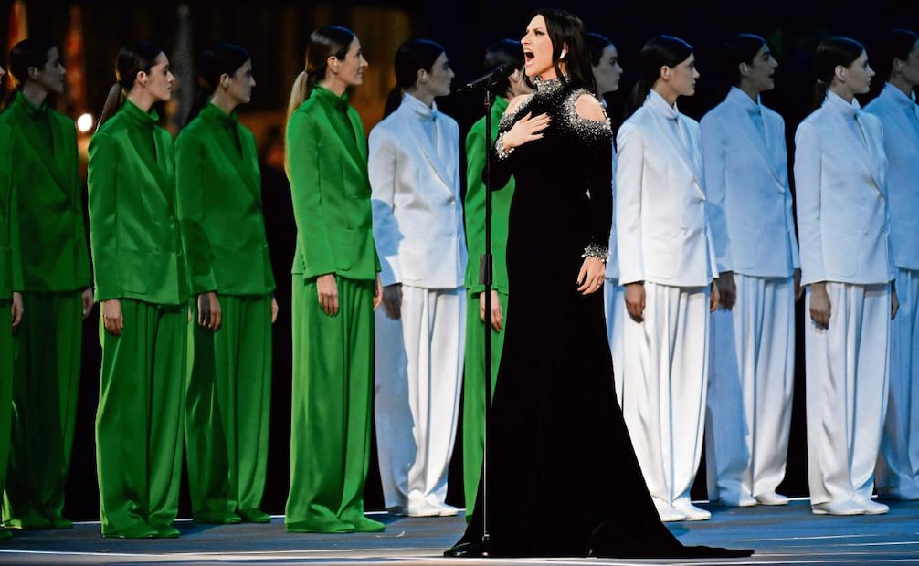 Laura Pausini. Fotos: AFP y EFE