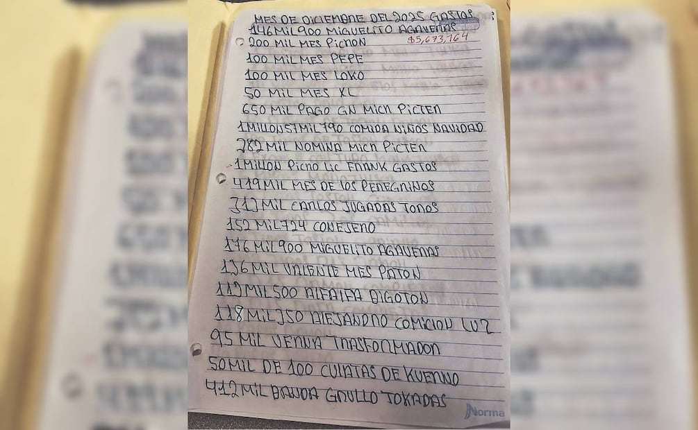 Tras el abatimiento de El Mencho, los documentos encontrados en su último refugio dan cuenta de las erogaciones realizadas por el grupo criminal para lograr el respaldo a sus acciones. Foto: Valente Rosas / EL UNIVERSAL