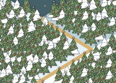 Imagen viral. Encuentra el elfo navideño