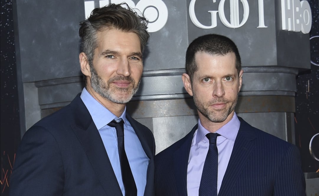 David Benioff y D.B. Weiss, los creadores de la serie de fantasía medieval "Game of Thrones". Foto: Archivo