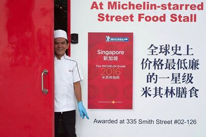 Un puesto de comida ganó una estrella Michelin