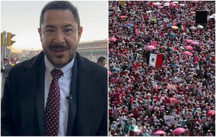 Sí hay libertades y democracia con gobiernos de Morena: dice Batres tras marcha por el INE 