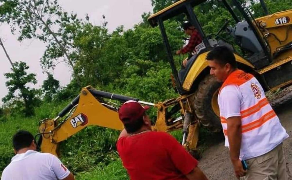 En Ayutla, comunidad del municipio de Tecún Umán, Guatemala, fronteriza con México, también se ha registrado la misma situación, con la inundación de algunas áreas de esa población. Foto: Especial