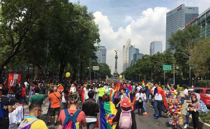 Minuto a minuto del color y fiesta por marcha gay en Paseo de la Reforma