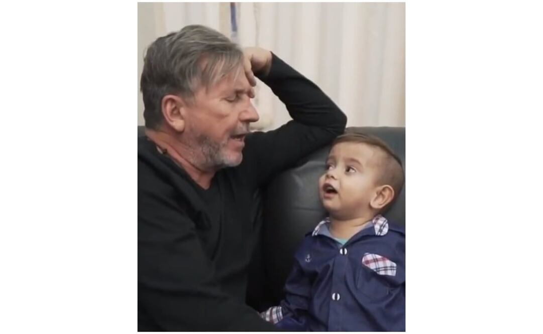 Ricardo Montaner y Bruno. Foto: Captura de pantalla