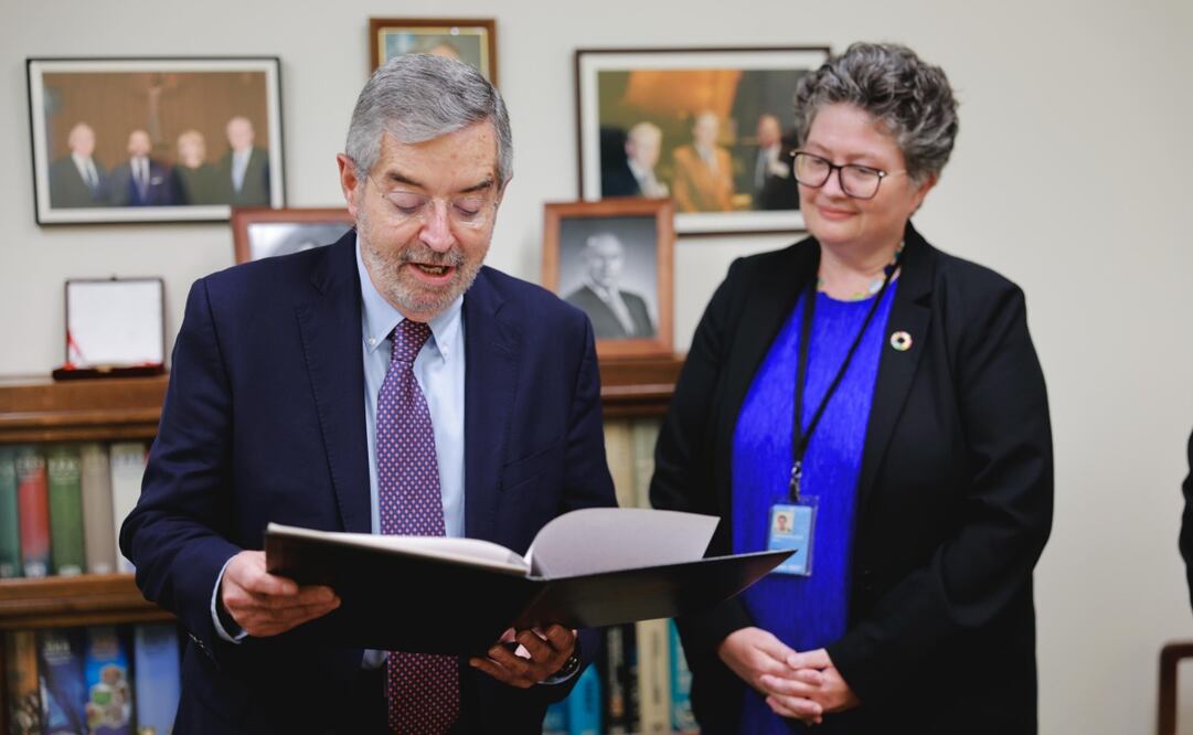 El canciller Juan Ramón de la Fuente participó en la 80 Asamblea General de la Organización de las Naciones Unidas (ONU). Foto: Especial
