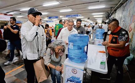 Usuarios padecen temperaturas de hasta 37 grados en el Metro