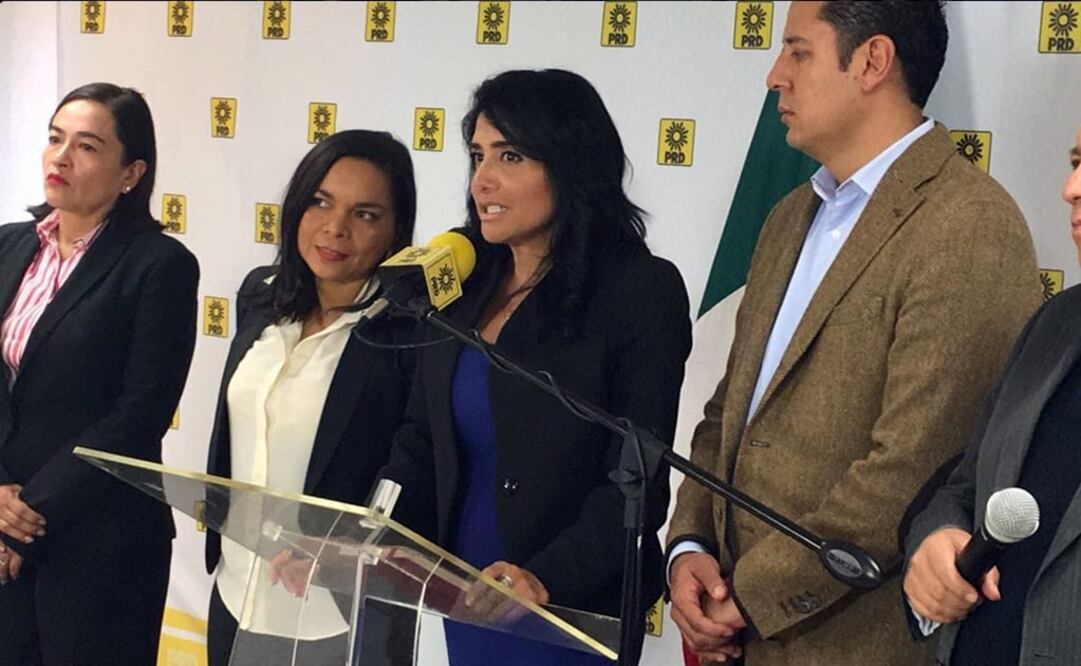 La presidenta del PRD dijo que su equipo trabaja en una reunión con personalidades del Partido Demócrata. /Tomada de @Ale_BarralesM