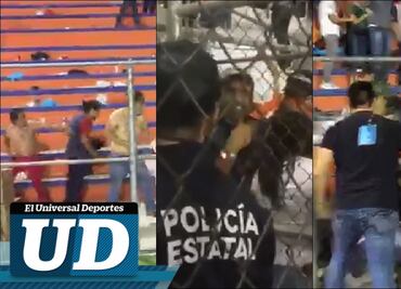 Violencia entre aficionados de Correcaminos y Chivas