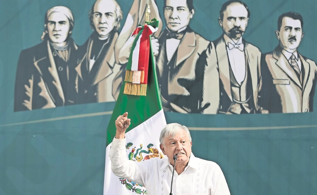 El presidente Andrés Manuel López Obrador hará llegar este día a la Cámara de Diputados la iniciativa para cancelar la reforma educativa. Foto: IVÁN STEPHENS. EL UNIVERSAL