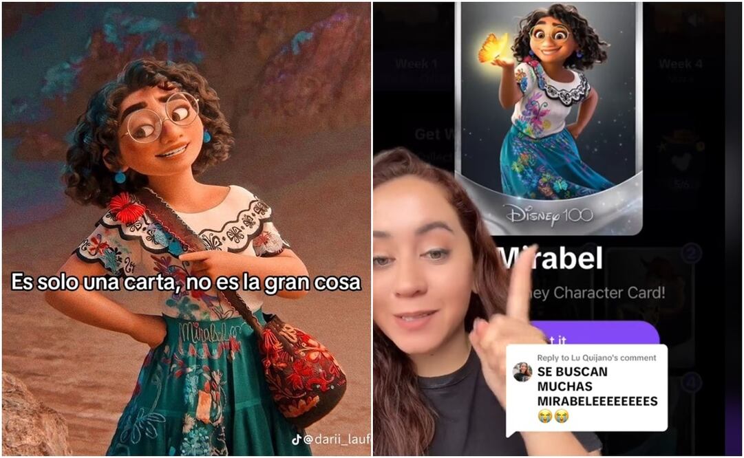 Polémica por carta de Mirabel. Foto: Capturas de Pantalla de TikTok @darri_lau y @luciaquii