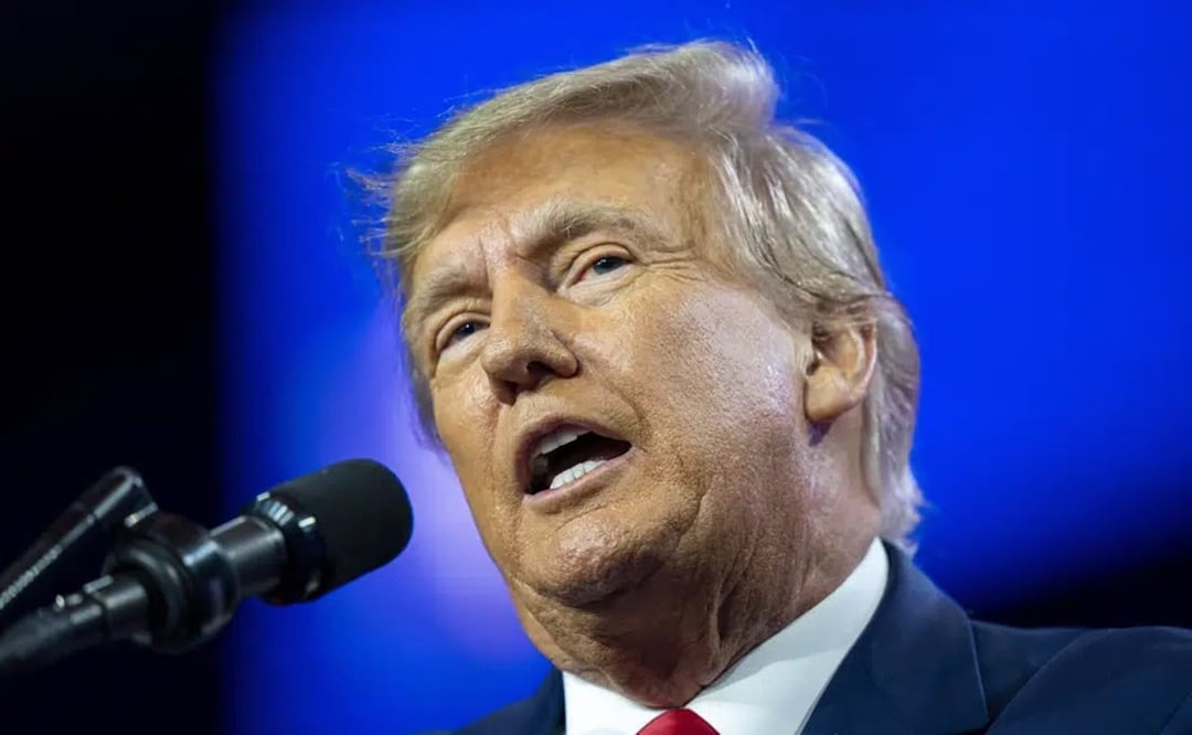 El expresidente Donald Trump habla en la Conferencia de Acción Política Conservadora, CPAC 2023. Foto: AP