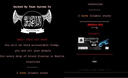 Hackean portales de gobierno de EU con mensajes de EI