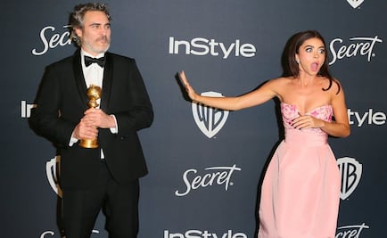 La reacción de Sarah Hyland ante la presencia de Joaquin Phoenix