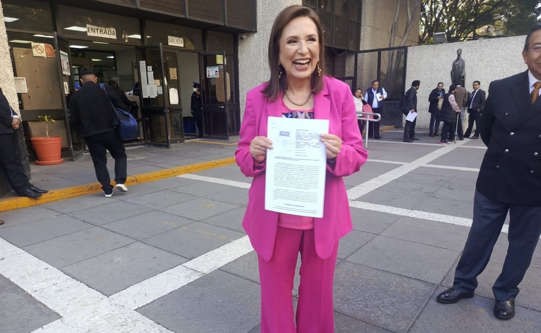 La excandidata presidencial Xóchitl Gálvez Ruiz asistió este jueves a los juzgados del Tribunal Superior de Justicia de la Ciudad de México. Foto: Víctor Gamboa