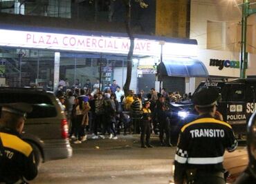 Operativo en Plaza Meave deja 5 detenidos y dos policías lesionados