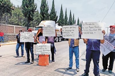 Con bloqueo, piperos piden trato equitativo a Pemex