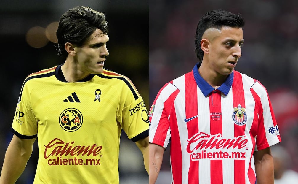 Israel Reyes y Roberto Alvarado con América y Chivas, respectivamente, previo al Clásico Nacional - Fotos: Imago7