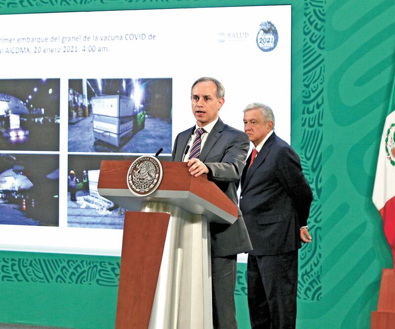 Autoridades federales informaron que en México se envasarán 250 millones de vacunas elaboradas por AstraZeneca. CARLOS MEJÍA. EL UNIVERSAL