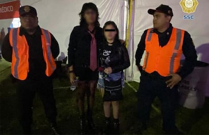 Niña pierde a su familia en el Corona Capital 2022; policías la encuentran por su cara angustiada