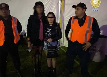 Niña pierde a su familia en el Corona Capital 2022; policías la encuentran por su cara angustiada