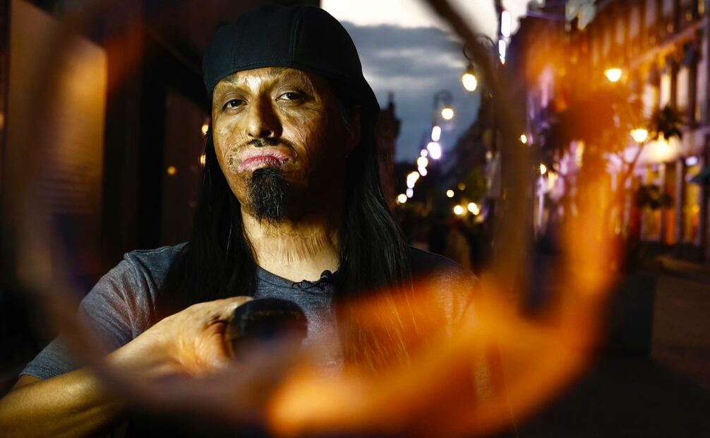 Ketzal Reyes, el joven que usa el humor para que "vean su verdadero rostro". Foto: Berenice Fregoso/ EL UNIVERSAL