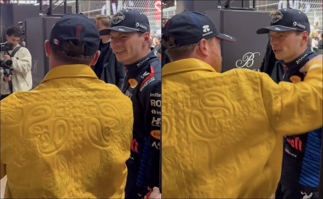 Canelo Álvarez y Max Verstappen protagonizaron emotivo encuentro tras el Gran Premio de Las Vegas - Fotos: Capturas de pantalla
