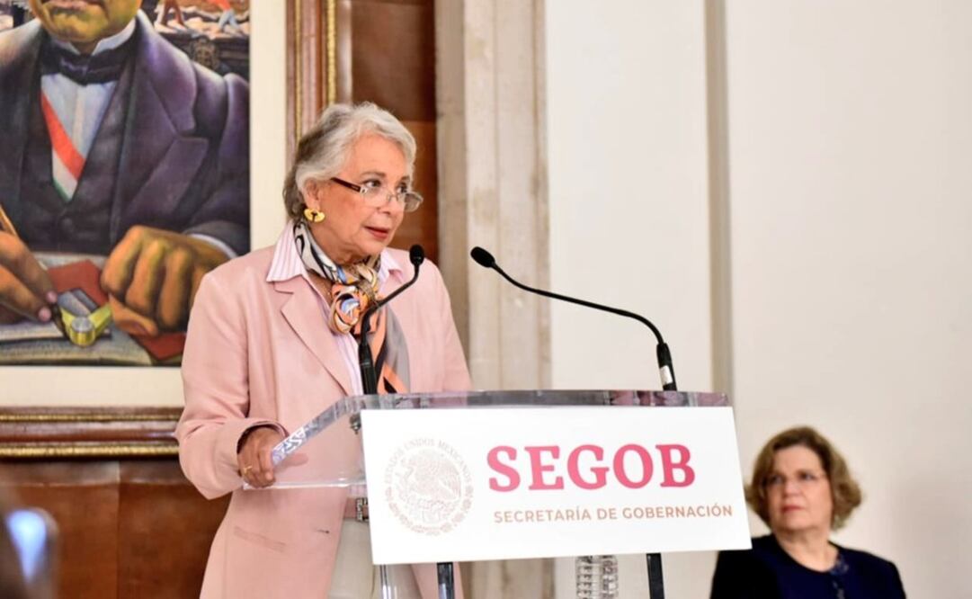 La titular de Segob, Olga Sánchez Cordero. Foto: Especial