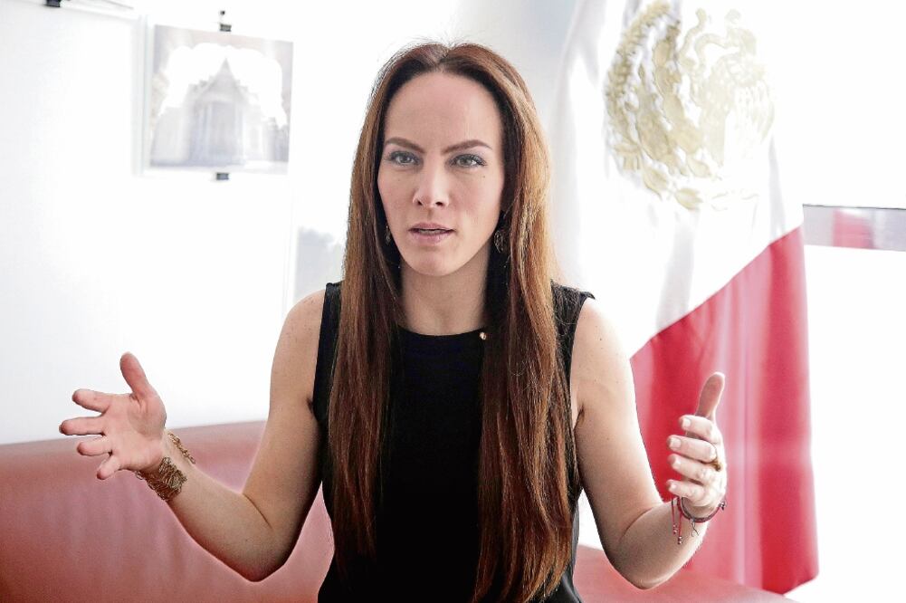 Gabriela Cuevas (PAN), Presidenta de la Comisión de Relaciones Exteriores en el Senado (ALEJANDRA LEYVA. EL UNIVERSAL)