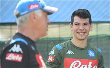 Carlo Ancelotti llenó de elogios a Hirving Lozano