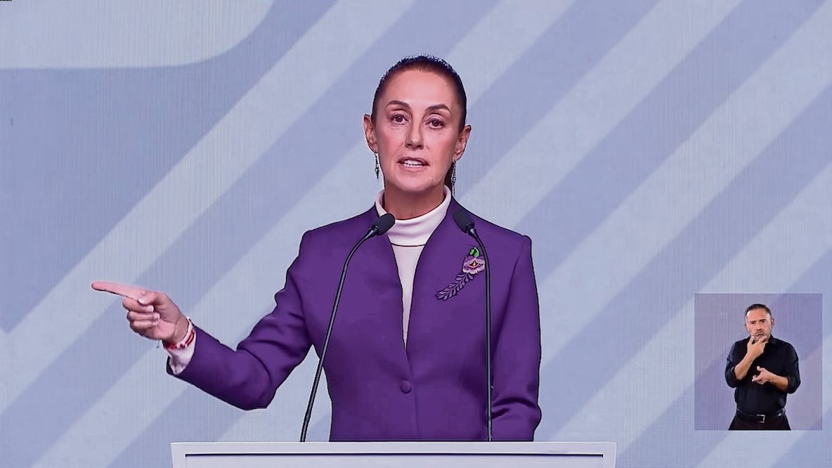 La candidata de Morena responde a los señalamientos de su oponente.  Foto: Especial