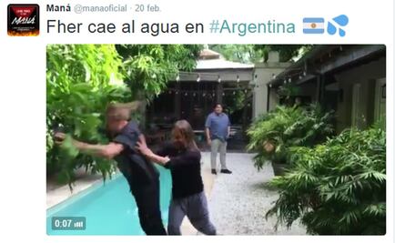 Fher de Maná, víctima de broma