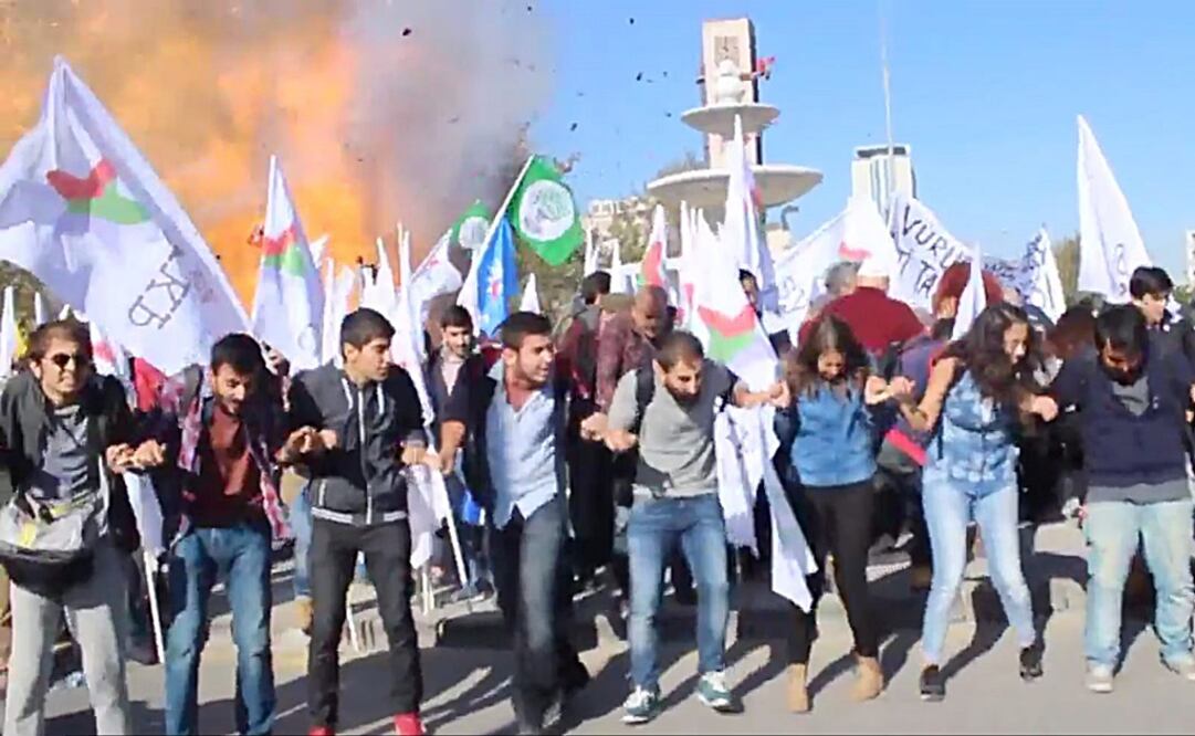 Captan en video el momento de atentado en Turquía