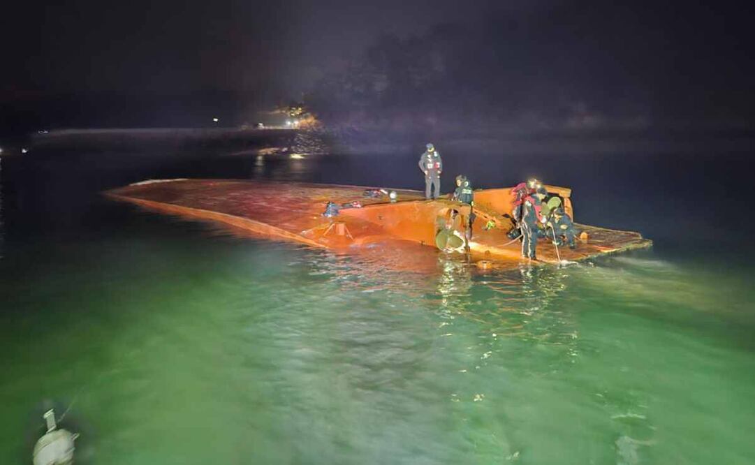 La Guardia Costera ha movilizado a unos 20 barcos para las tareas de búsqueda este 30 de diciembre del 2024. Foto: EFE