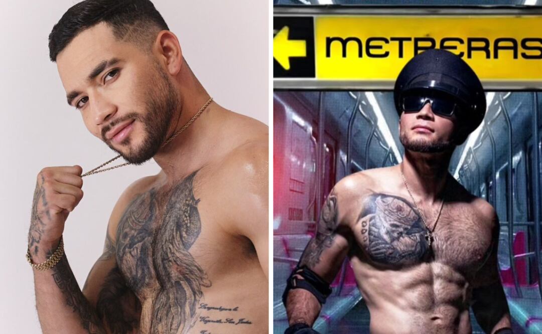 Policía que grabó video íntimo con Luna Bella en Metro CDMX lanza tour por todo México.
Foto: Captura de pantalla