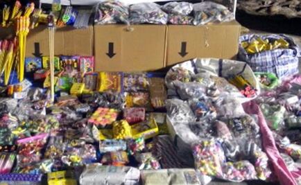 SSPDF ha decomisado casi 4 toneladas de pirotecnia