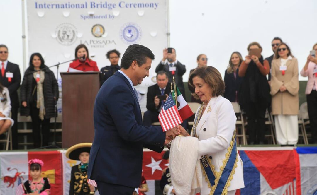 Francisco García Cabeza de Vaca y Nancy Pelosi. Foto: Twitter @fgcabezadevaca
