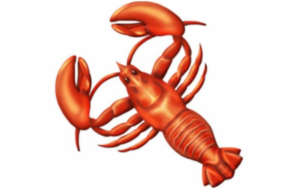 Unicode remendará el diseño del emoji de langosta, además de actualizar los de la patineta y ADN
