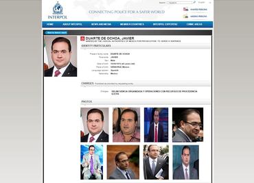 Interpol activa ficha roja para localizar a Javier Duarte