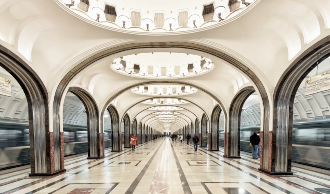 Las estaciones del Metro de Moscú son de las más bonitas del mundo. (Foto: Istock)