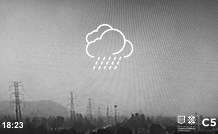 Registran lluvia en al menos 7 alcaldías de la CDMX