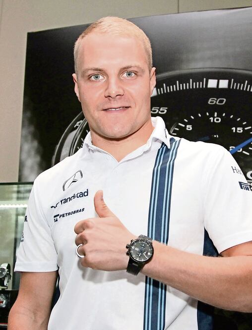 Valtteri Bottas, piloto de Williams, tiene fuerte rivalidad con Pérez (CARLOS MEJÍA. EL UNIVERSAL)