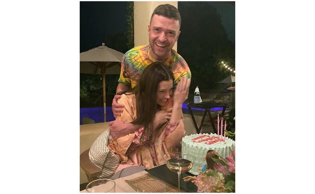 Justin Timberlake y Jessica Biel. Foto: Instagram  