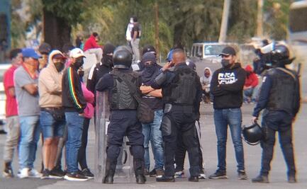 Tras enfrentamiento con policías, detienen a 10 normalistas en Morelia, Michoacán