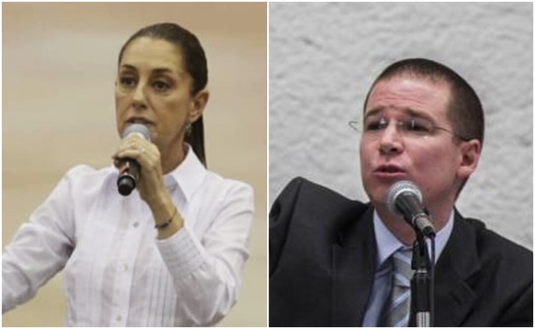 Claudia Sheibaum y Anaya. Foto: EL UNIVERSAL