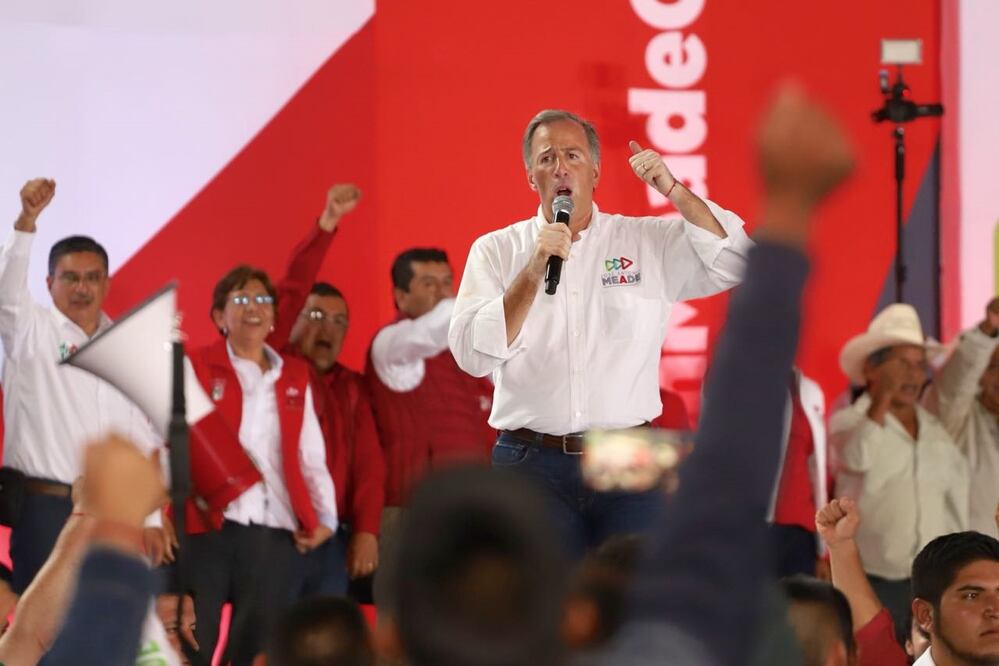 El candidato encabezó un evento en Puebla. Foto: Berenice Fregoso