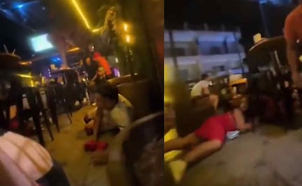 Balacera en bar de Playa del Carmen deja a una canadiense herida, VIDEO