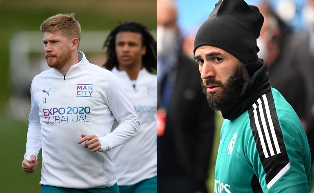 Kevin De Bruyne y Karim Benzema, pilares de sus respectivos equipos - FOTO: Especial
