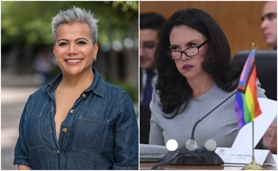 La morenista Salma Luévano y la panista Teresa Castell. Foto: Instagram @lunasalmaluevano / @terecastellmx