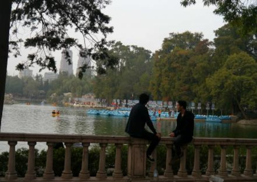 Cuando se iba a pescar al lago de Chapultepec